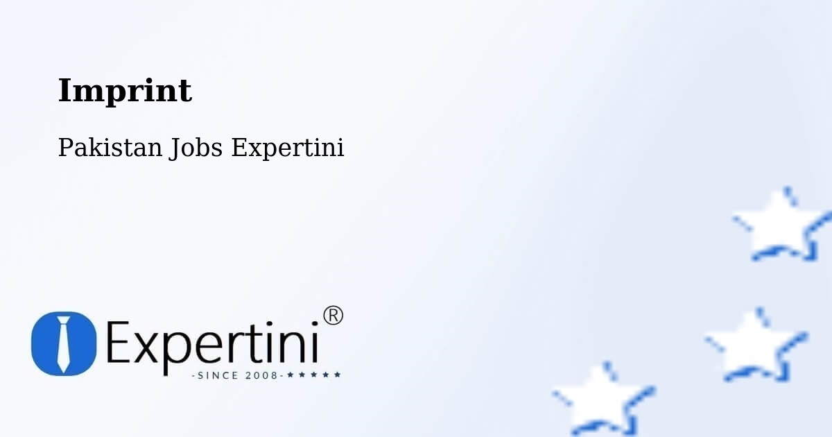 Imprint – Upper Dir - Pakistan Jobs Expertini